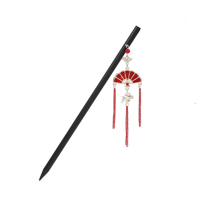 圣所 玉斛满流苏步摇新中式国风手工木 木 发簪 女款