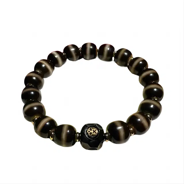 玉临门 国潮 吉祥如意 药师天珠 玛瑙 玉石手串 男女同款情侣款