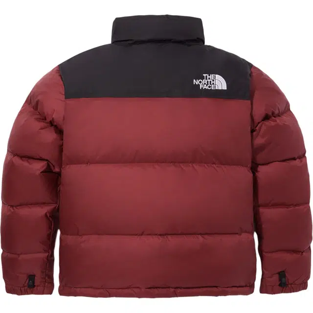 The North Face Logo Print Zip Hoodie Jacket Red