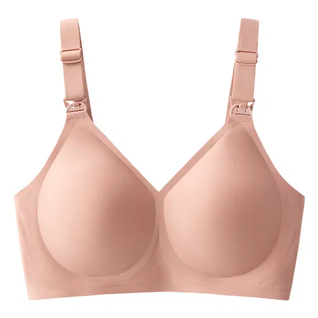 英氏 薄款无痕聚拢哺乳可拆卸杯垫喂奶专用孕妇文胸 女款
