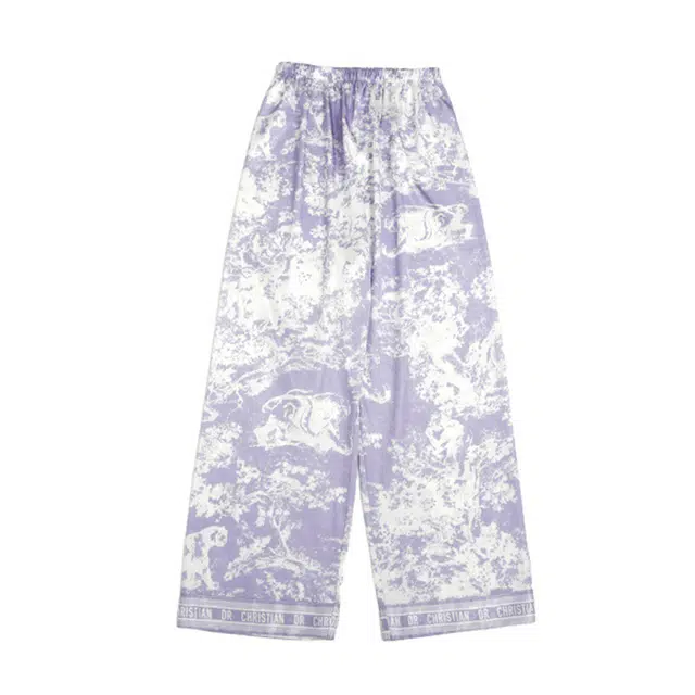 花蔓色 短袖薄款家居服可外穿睡衣套装 女款 浅紫色