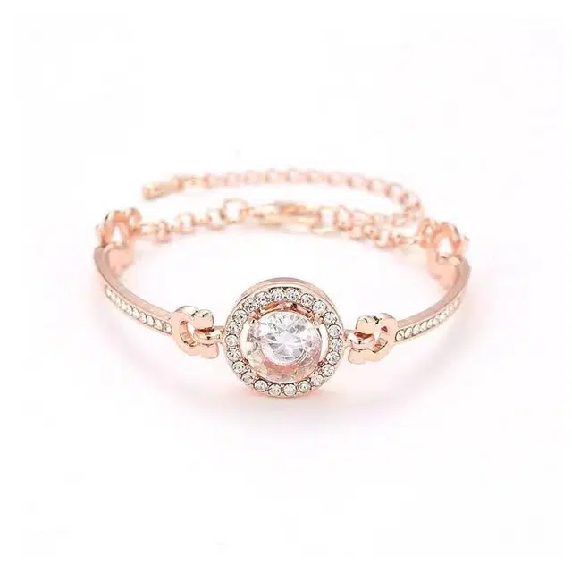 大唐国鼎 超闪圆钻 精致气质 小众设计 合金 手链 女款