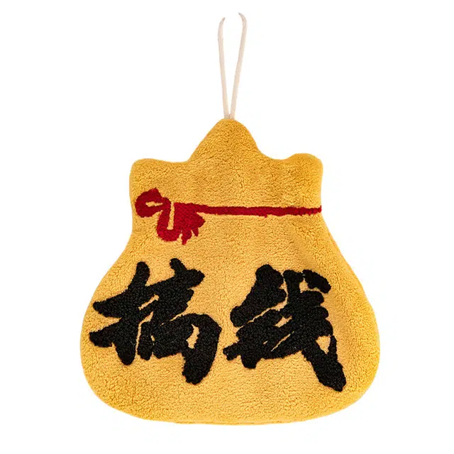 爱冰清 毛巾绣麻将加厚卡通擦手巾 大号吸水桌布 玩偶周边