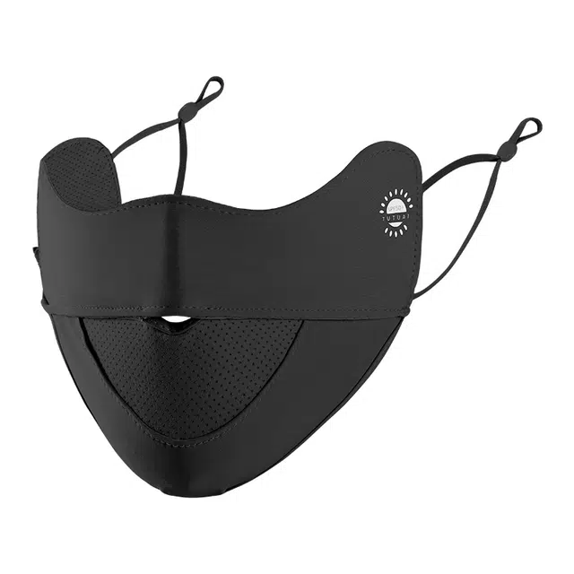 俞兆林 冰丝无痕口罩护眼角遮阳防紫外线户外出行开车出行露营面巾全面防护显脸小 锦纶 防晒面罩 女款