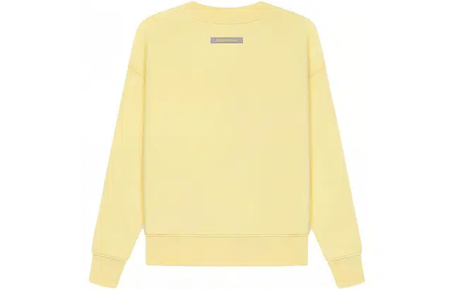 Fear of God Essentials SS21 Kids Pull-Over Crewneck YellowLemonade Logo