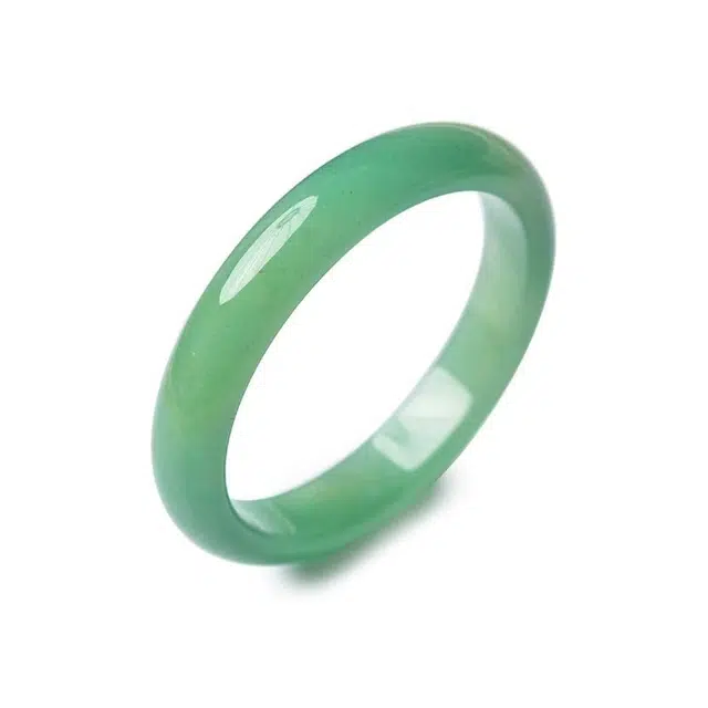 月岚 新中式青山黛贵妃镯气质 国风国潮  小众清冷高雅 古风温婉 轻奢高级 东陵玉 玉石手镯 女款