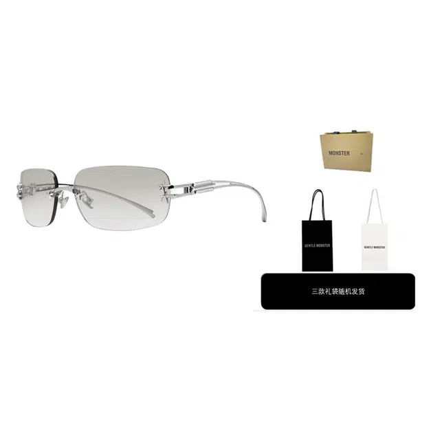 GENTLE MONSTER x Jennie Silver Sunglasses