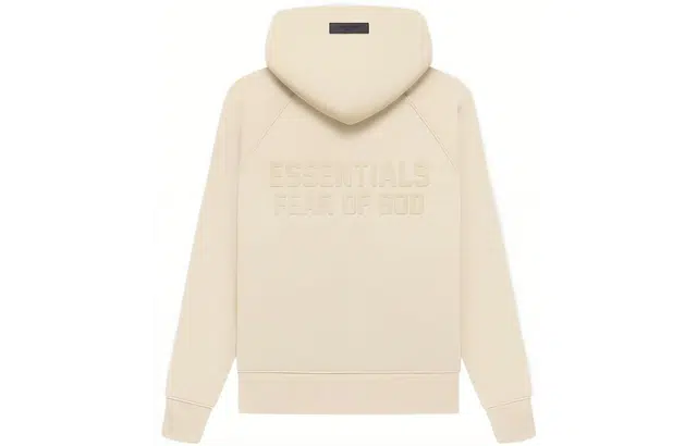Fear of God Essentials Kids Fullzip Hoodie Eggshell