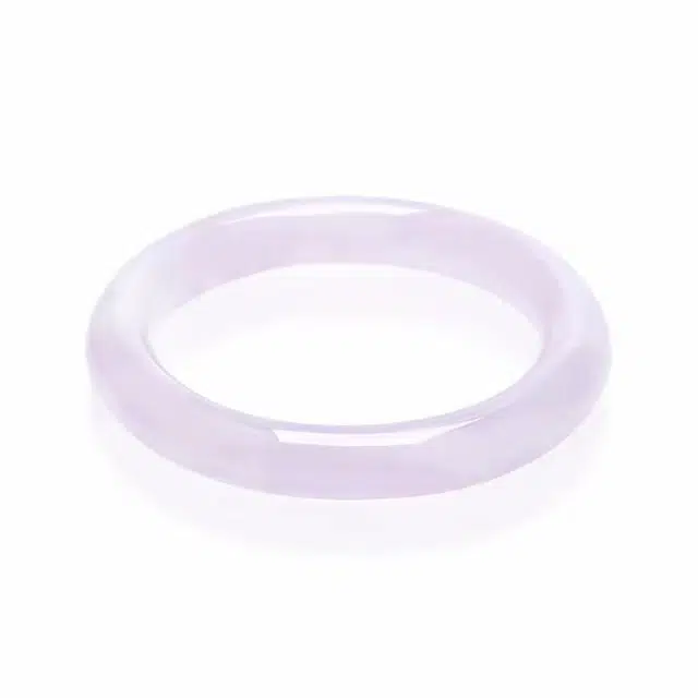 七小匠 国潮复古 温婉典雅 芋泥波波紫罗兰美人条 淡雅清冷感 汉服旗袍 玉髓 手镯 女款