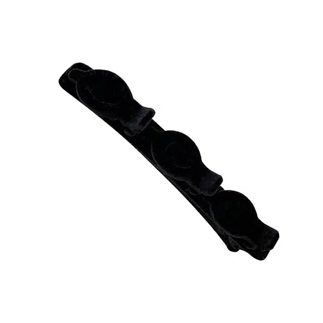 如花梦 懒人公主双层夹子 植绒前额刘海夹 编发碎发整理神器 短发烫发发卡头饰 发夹 女款