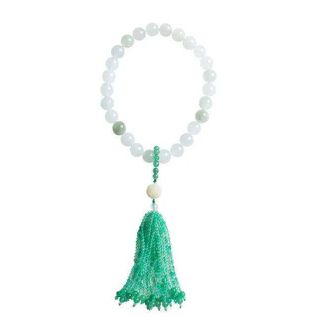 印象眸 转运珠 新中式古风简约经典清新设计感纳福手持 天山翠 手串 男女同款情侣款 礼盒装