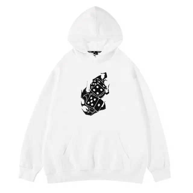 棉致 简约华夫格舒适透气连帽长袖卫衣 女款