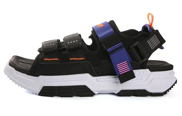 匹克 态极 清夏 简约凉鞋 黑紫