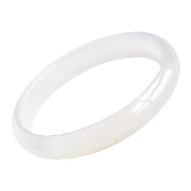 醉倾城 白月光古风汉服旗袍古风清冷感 玉髓 玉石手镯 男女同款情侣款