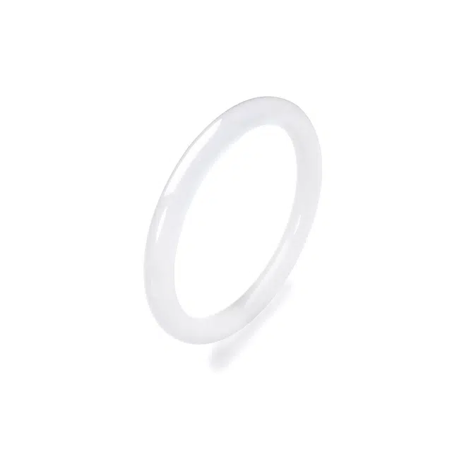 匠锁心玉 古风温婉 轻奢高级新中式 国潮国风 气质白月光美人镯 玉髓 玉石手镯 女款