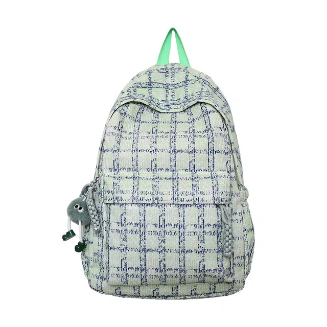 尊梵 双肩包 小清新通勤大学生校园上课背包 尼龙 女款 粉色/蓝色/绿色