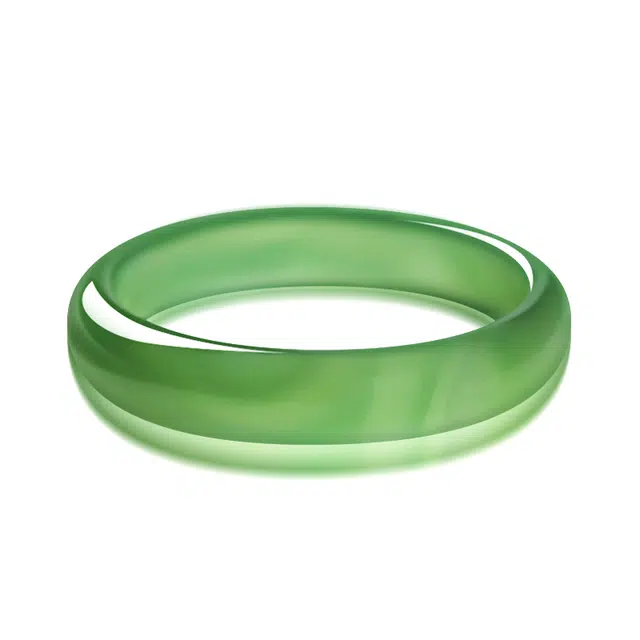 谧月珠宝 油青高冰美人镯 新中式国潮国风水润清冷感轻奢高级小众复古大气高端极简贵气精致 玛瑙 手镯 女款