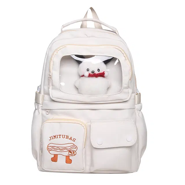 尊梵 双肩包 小清新通勤休闲 尼龙 女款 白色/黑色/黄色/蓝色