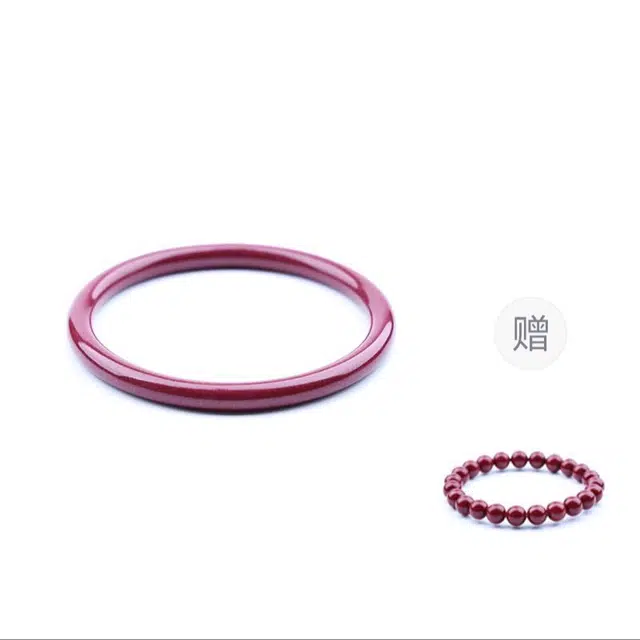 悠笙 本命年招财 新中式复古国潮风 显白日常 高含量 紫金砂 朱砂 玉石手镯 女款