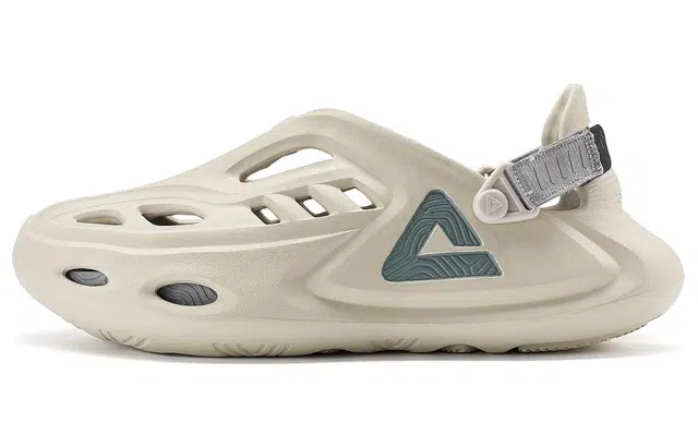 匹克 态极洞洞鞋-巡游 轻便防滑透气 运动凉鞋 男款 米灰绿