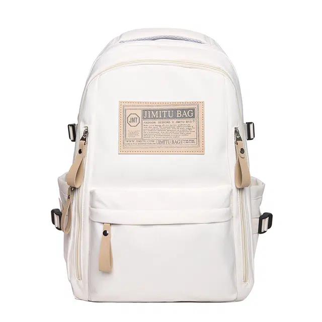 尊梵 双肩包 休闲拉链 大学生背包 尼龙 时尚百搭 男女情侣款 多色