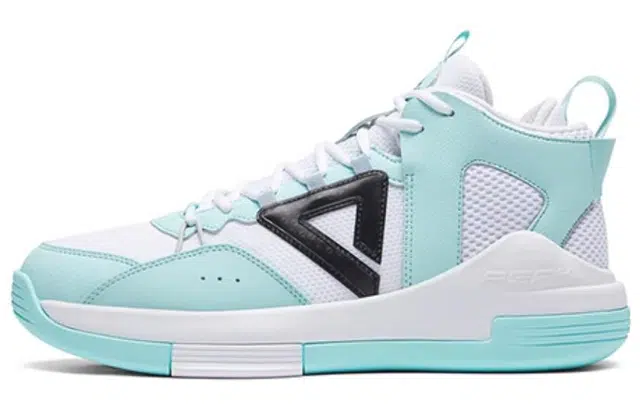 匹克 燎原 织物 防滑 低帮 篮球鞋 男款 白绿