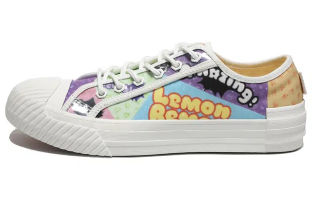 匹克 态极 消消乐联名硫化 轻便耐磨 低帮 板鞋 女款 紫橙