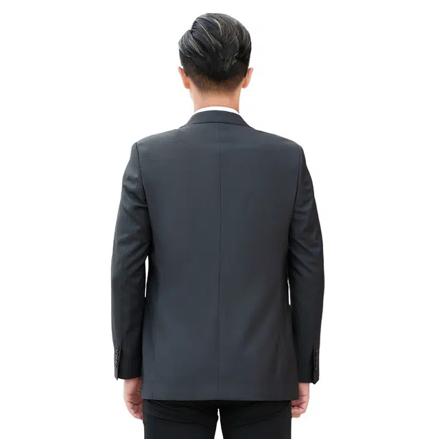 富铤 质感斜纹保暖品质易打理便西纯色西服休闲通勤百搭外套西装 男款