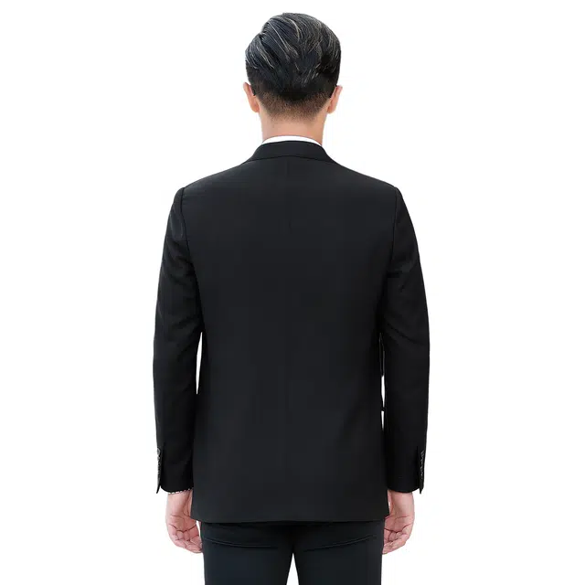 富铤 质感斜纹保暖品质易打理便西纯色西服休闲通勤百搭外套西装 男款