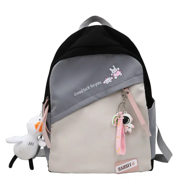 尊梵 韩系时尚甜美休闲简约日常上课通勤时尚 尼龙 双肩包 女款 黑色/红色/绿色/蓝色