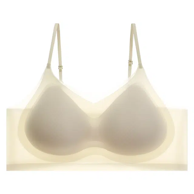 二三二三 超薄冰丝无痕聚拢小胸无钢圈美背心式防下垂透气文胸 女款