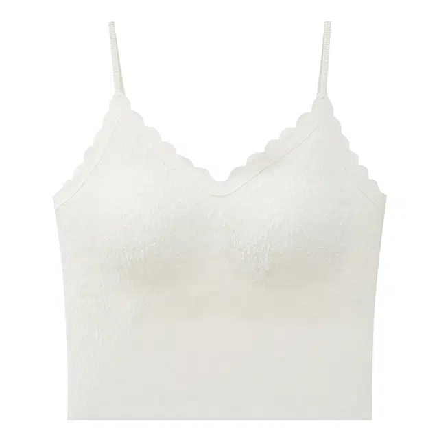 二三二三 纯色美背蕾丝带胸垫聚拢无痕吊带 女款 组合装