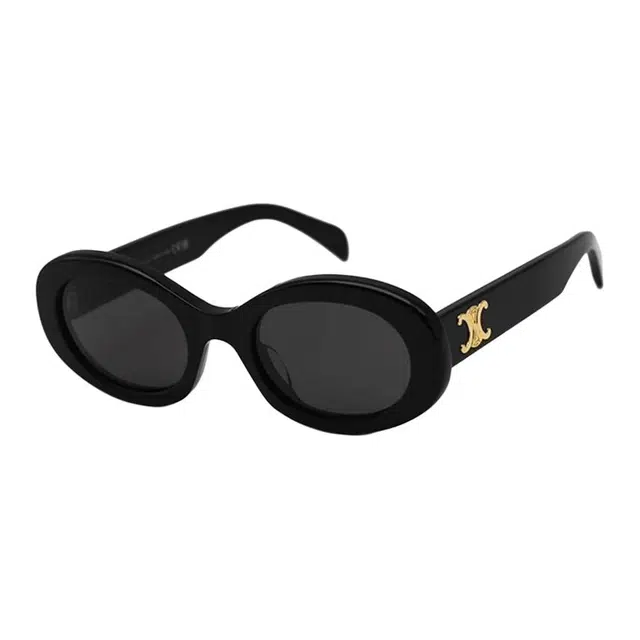 CELINE Oval Sunglasses Black