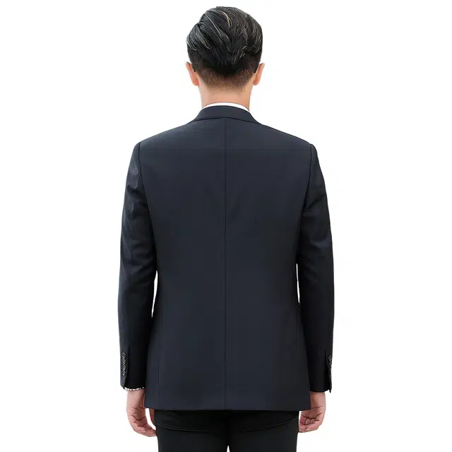 富铤 质感斜纹保暖品质易打理便西纯色西服休闲通勤百搭外套西装 男款