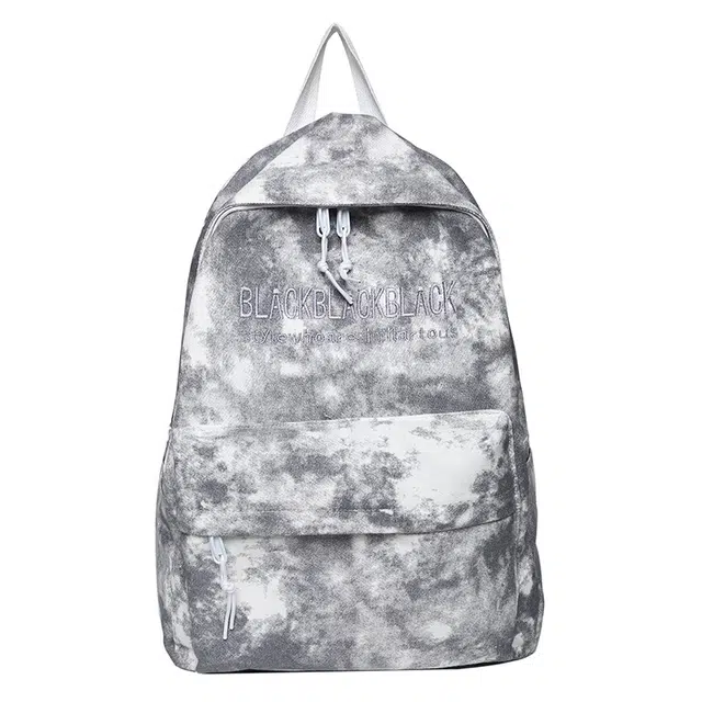 尊梵 韩系甜美休闲简约日常上课通勤 尼龙 双肩包 女款 黑色/粉色/绿色/蓝色