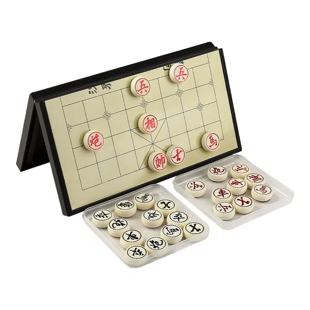 妙记 磁石中国象棋磁性折叠棋盘 娱乐 带收纳包 桌游