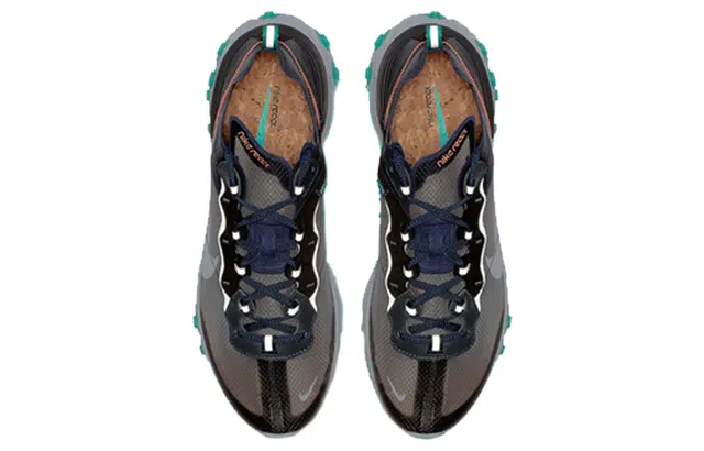 Nike React Element 87 Black Neptune Green