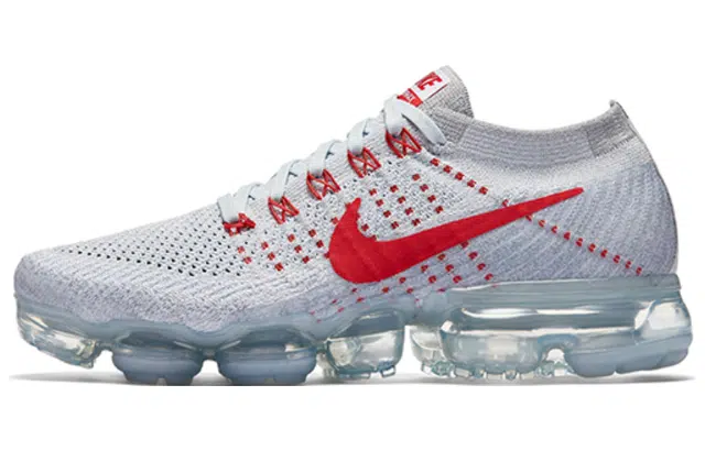 Nike Air VaporMax Pure Platinum University Red