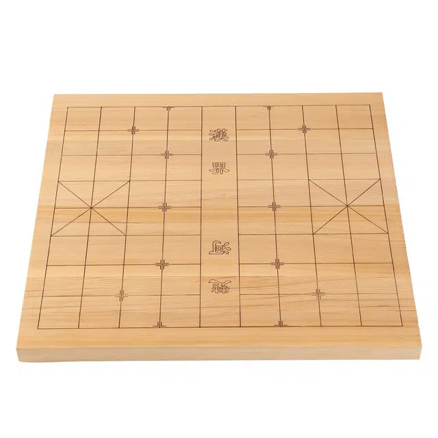 妙记 围棋五子棋 中国象棋三用加厚实木楠竹 双面直角楠竹棋盘 桌游