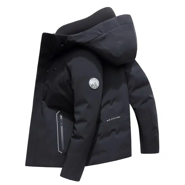 斯巴奴 加厚短款休闲时尚保暖羽绒服 男款