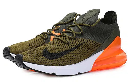 Nike Air Max 270 Flyknit Olive Flak