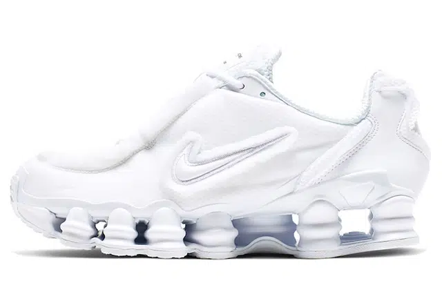 CDG x Nike Shox TL White