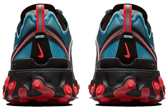 Nike React Element 87 Blue Chill Solar Red