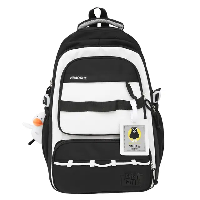 行途 大容量大学生上课韩版撞色 尼龙 双肩包 女款 双肩包 多色