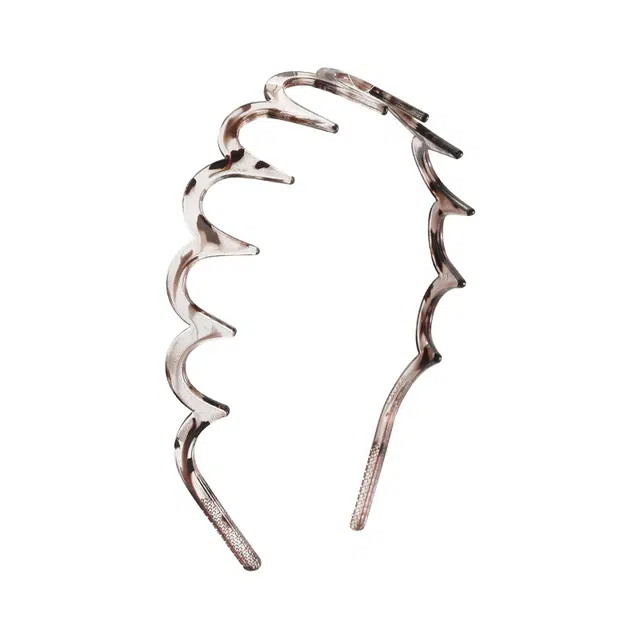 如花梦 蓬松纹理感带齿波浪 洗脸不卡头防滑压发专用 发箍 女款