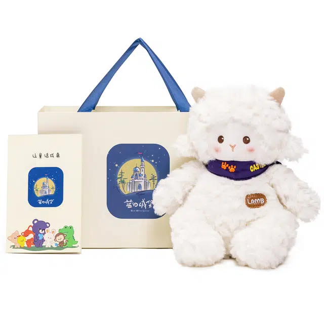 BLUE WHITE CASTLE 23cm