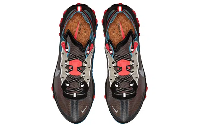 Nike React Element 87 Blue Chill Solar Red