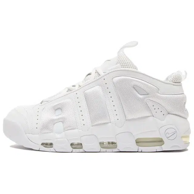 Nike Air More Uptempo Low Triple White