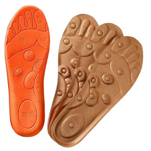 足印部落 穴位按摩专注足部健康 高弹海绵 鞋垫 男女同款情侣款