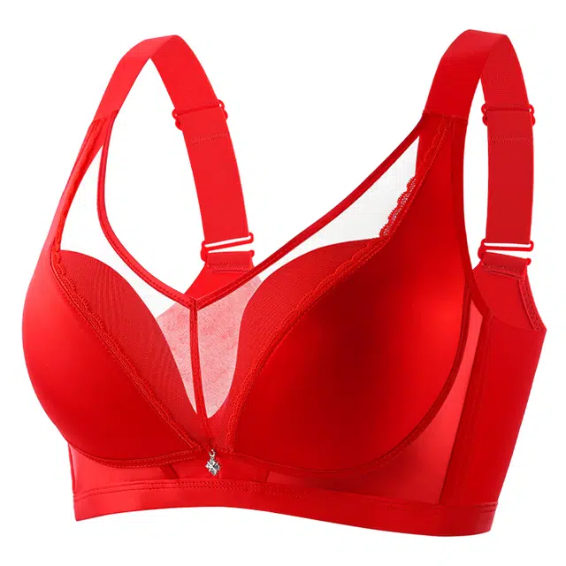 二三二三 调整型大胸显小收副乳聚拢防下垂性感蕾丝文胸 女款